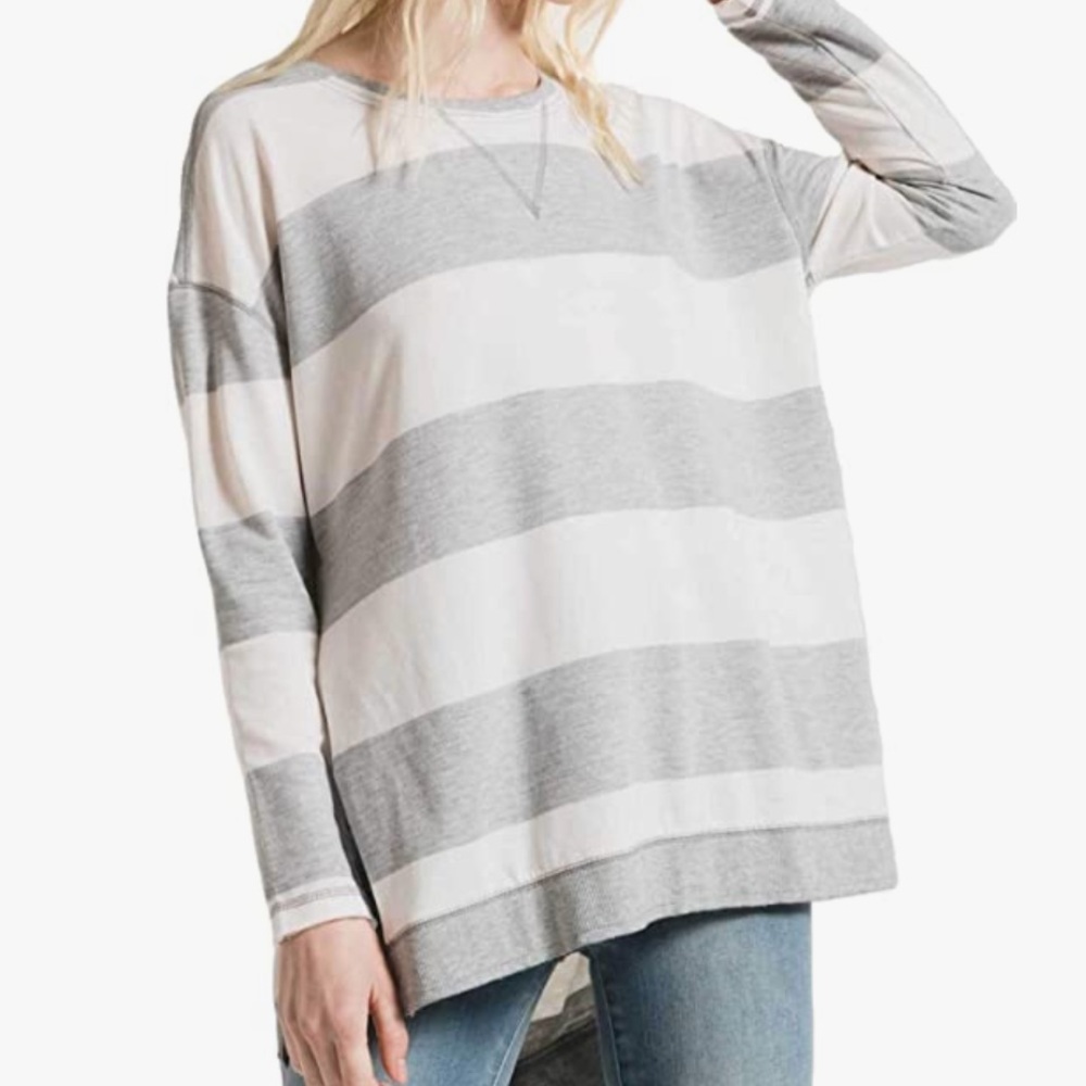 ZSupply Stripped Weekend Sweatshirt